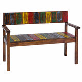 vidaXL Eetkamerstoelen 6 st massief gerecycled hout