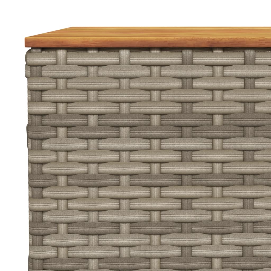 vidaXL 7-delige Loungeset met kussens poly rattan zwart