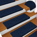 vidaXL Tapis de piège à linge 15 pièces 65x21x4 cm brun clair avec bord droit