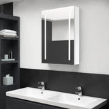 vidaXL Badkamerkast met spiegel en LED 50x13x70 cm