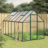 vidaXL Tuinkas met basisframe 224x169x202 cm aluminium zilverkleurig