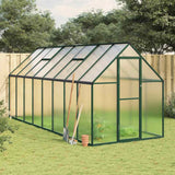 vidaXL Tuinkas met basisframe 224x169x202 cm aluminium zilverkleurig