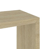 vidaXL Wandschappen kubus 3 st sonoma eikenkleurig