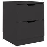 vidaXL Nachtkastjes 2 st 40x40x50 cm bewerkt hout wit