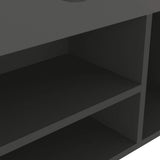 vidaXL Schoenenbank met kussen 104x30x49 cm bewerkt hout wit