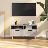 vidaXL Tv-meubel 90x40x48,5 cm bewerkt hout wit