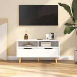 vidaXL Tv-meubel 90x40x48,5 cm bewerkt hout wit