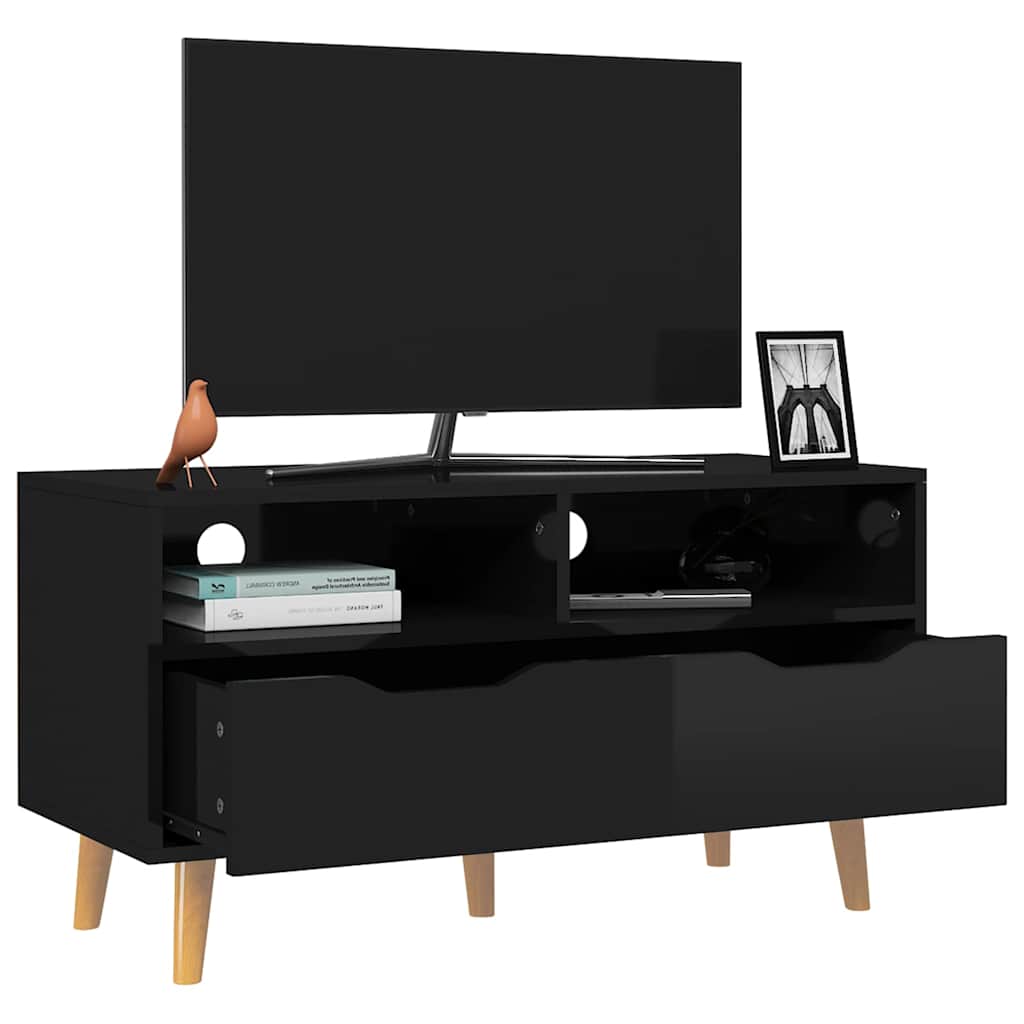 vidaXL Tv-meubel 90x40x48,5 cm bewerkt hout wit