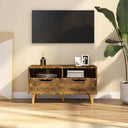 vidaXL Tv-meubel 90x40x48,5 cm bewerkt hout wit
