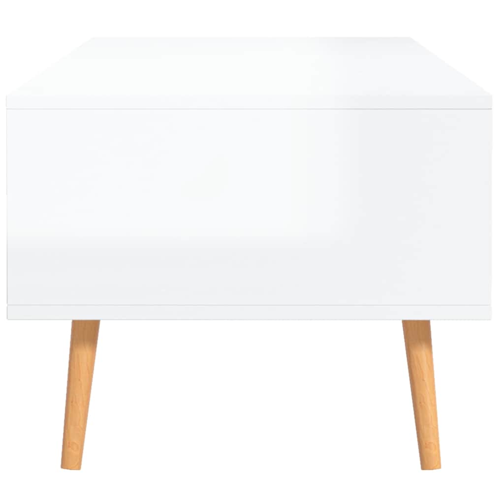 vidaXL Salontafel 100x49,5x43 cm bewerkt hout wit
