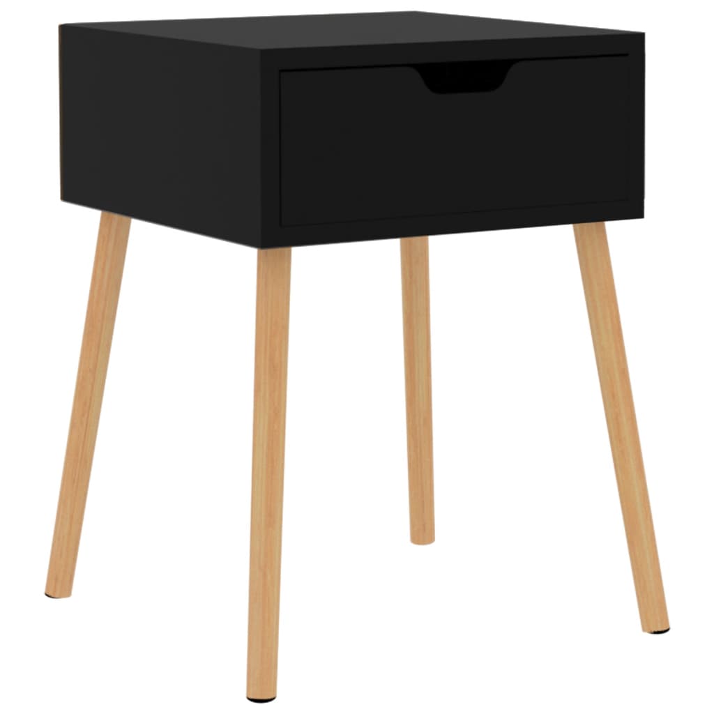 vidaXL Nachtkastje 40x40x56 cm bewerkt hout wit