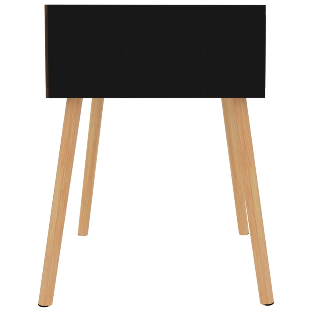 vidaXL Nachtkastje 40x40x56 cm bewerkt hout wit