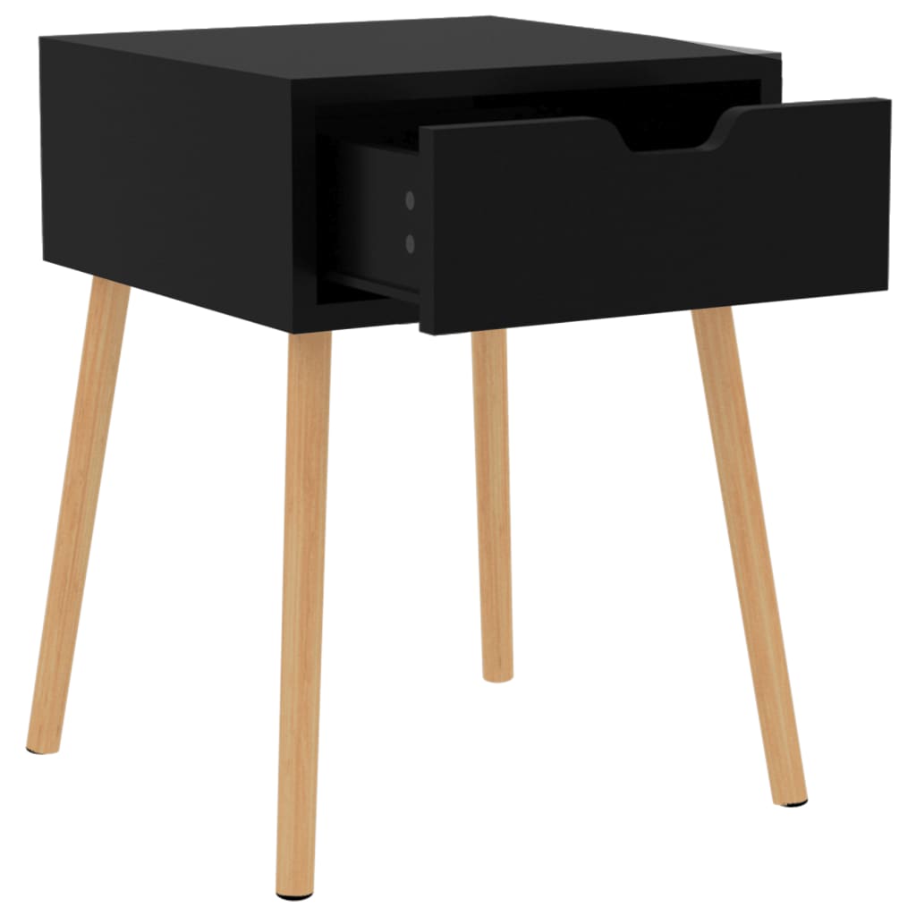 vidaXL Nachtkastje 40x40x56 cm bewerkt hout wit