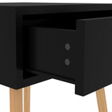 vidaXL Nachtkastje 40x40x56 cm bewerkt hout wit