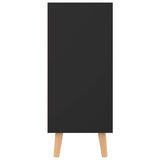 vidaXL Dressoir 90x30x72 bewerkt hout zwart