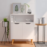 vidaXL Dressoir 60x30x72 cm bewerkt hout wit