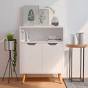 vidaXL Dressoir 60x30x72 cm bewerkt hout wit