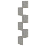 vidaXL Hoekwandschap 19x19x123 cm bewerkt hout wit