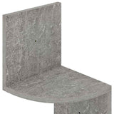 vidaXL Hoekwandschap 19x19x123 cm bewerkt hout wit