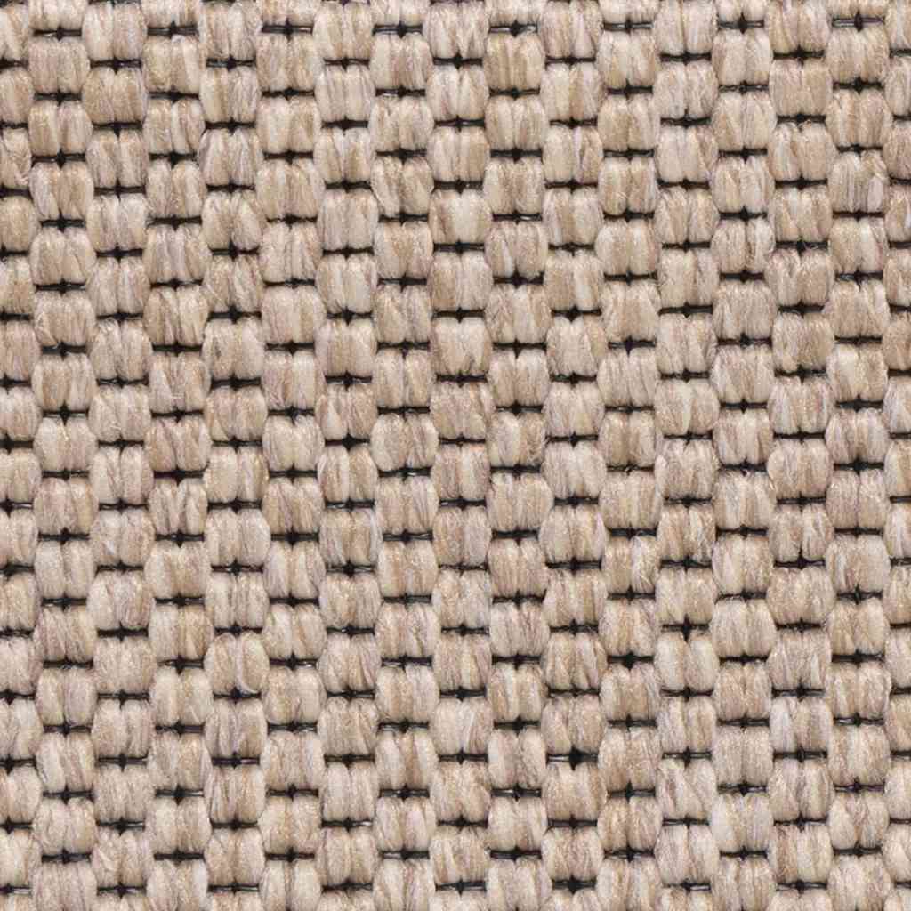 vidaXL Self-Adhesive Stair Mats 15 pcs Sisal-Look 56x17x3 cm Platinum-coloured