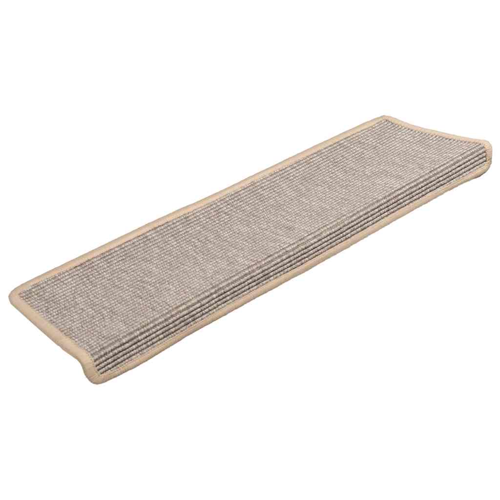 vidaXL Trapmatten 15 st 65x21x4 cm zilver met rechthoekige rand