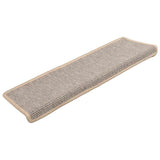 vidaXL Trapmatten 15 st 65x21x4 cm zilver met rechthoekige rand