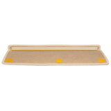 vidaXL Trapmatten 15 st 65x21x4 cm zilver met rechthoekige rand