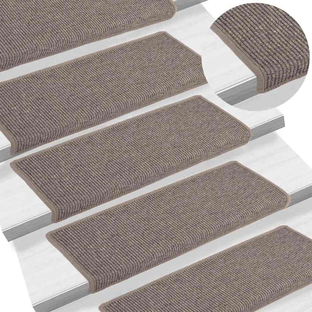 vidaXL Trapmatten 15 st 65x21x4 cm zilver met rechthoekige rand