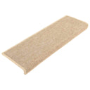 vidaXL Trapmatten 15 st 65x21x4 cm zilver met rechthoekige rand
