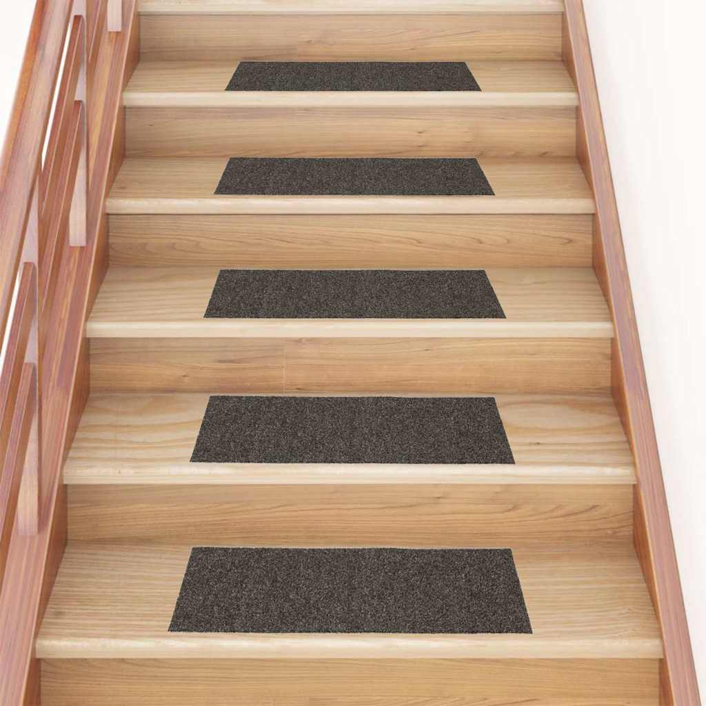 vidaXL Trapmatten zelfklevend 15 stuks 60x25 cm lichtbruin rechthoekig