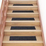 vidaXL Trapmatten zelfklevend 15 stuks 60x25 cm lichtbruin rechthoekig