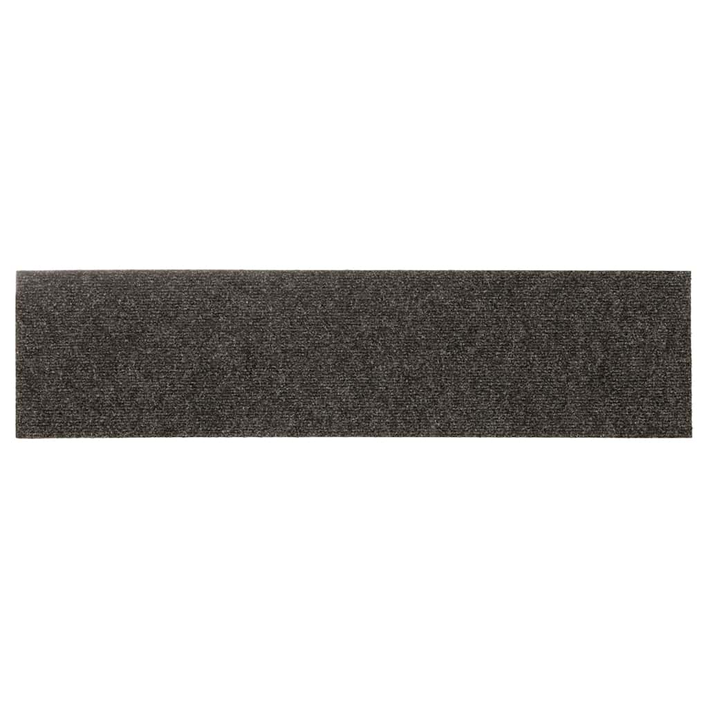 vidaXL Trapmatten zelfklevend 15 stuks 60x25 cm lichtbruin rechthoekig