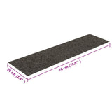 vidaXL Trapmatten zelfklevend 15 stuks 60x25 cm lichtbruin rechthoekig