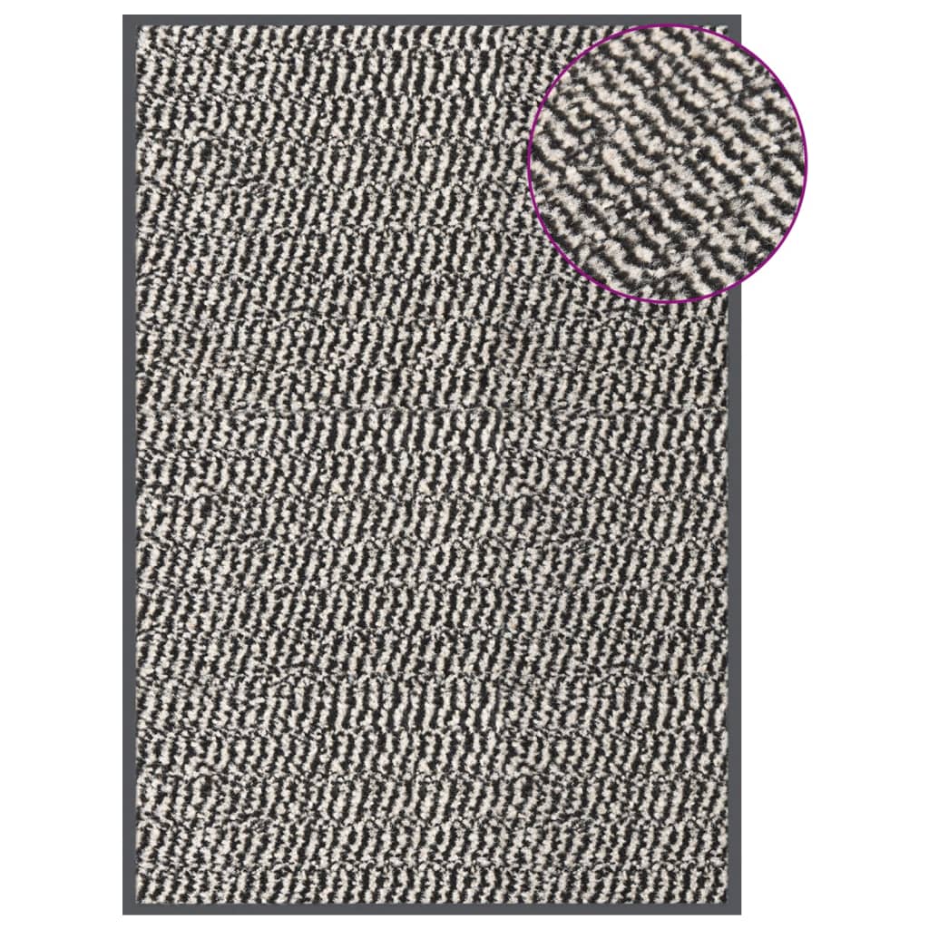 vidaXL Rectangular Tufted Doormat 40x60 cm Anthracite