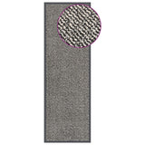 vidaXL Rectangular Tufted Doormat 40x60 cm Anthracite