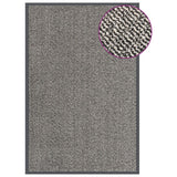 vidaXL Rectangular Tufted Doormat 40x60 cm Anthracite