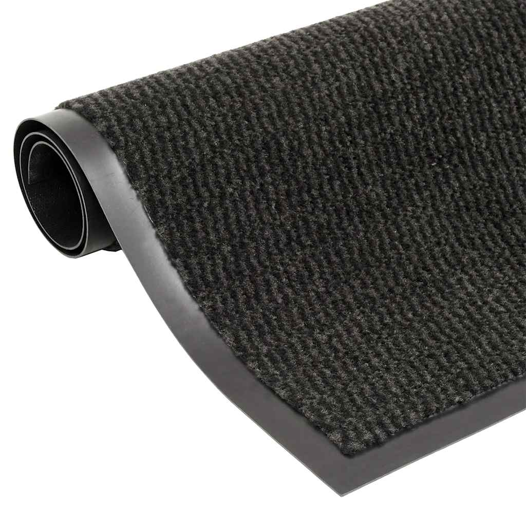 vidaXL Rectangular Tufted Doormat 40x60 cm Anthracite