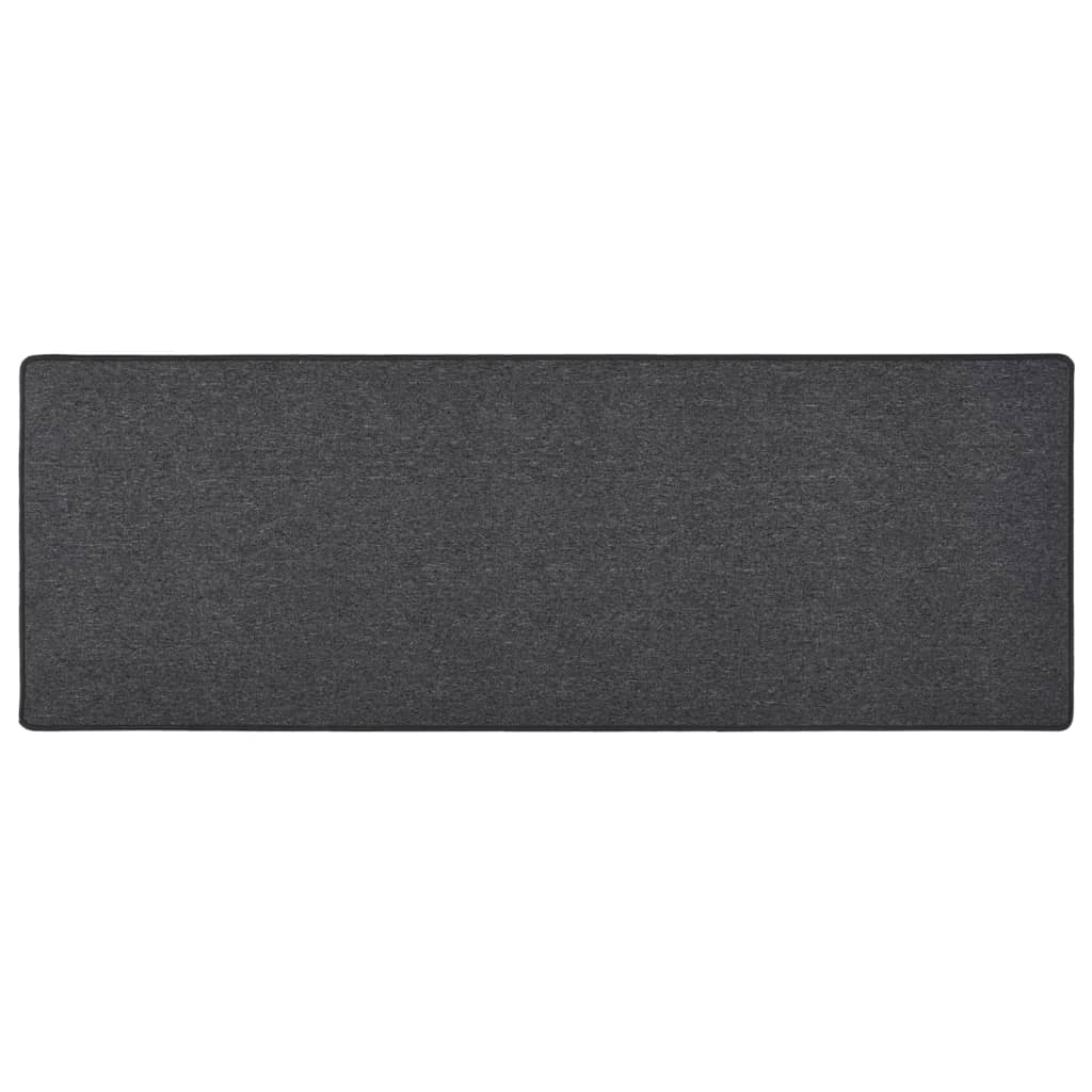 vidaXL Tapijtloper 50x100 cm antracietkleurig
