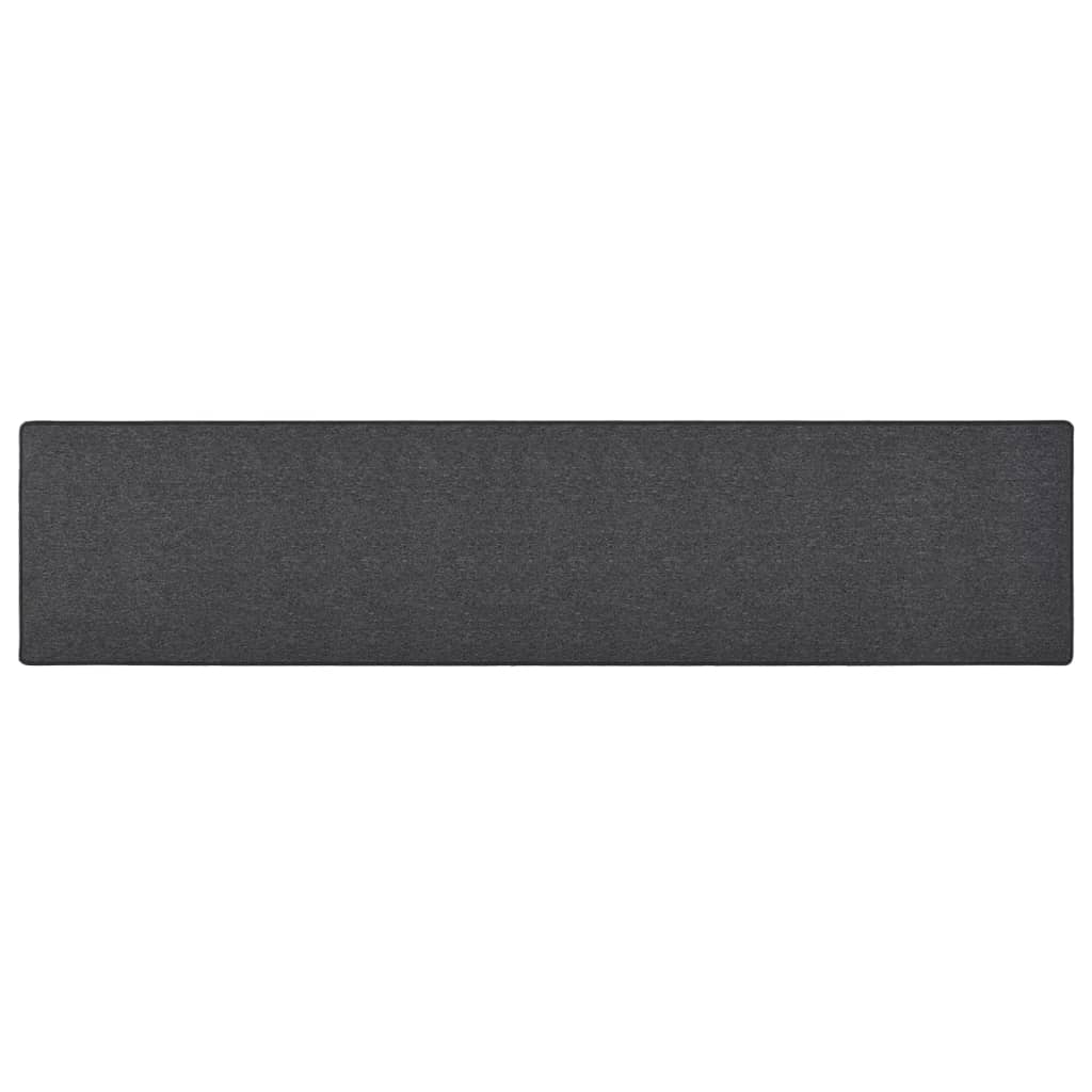 vidaXL Tapijtloper 50x100 cm antracietkleurig