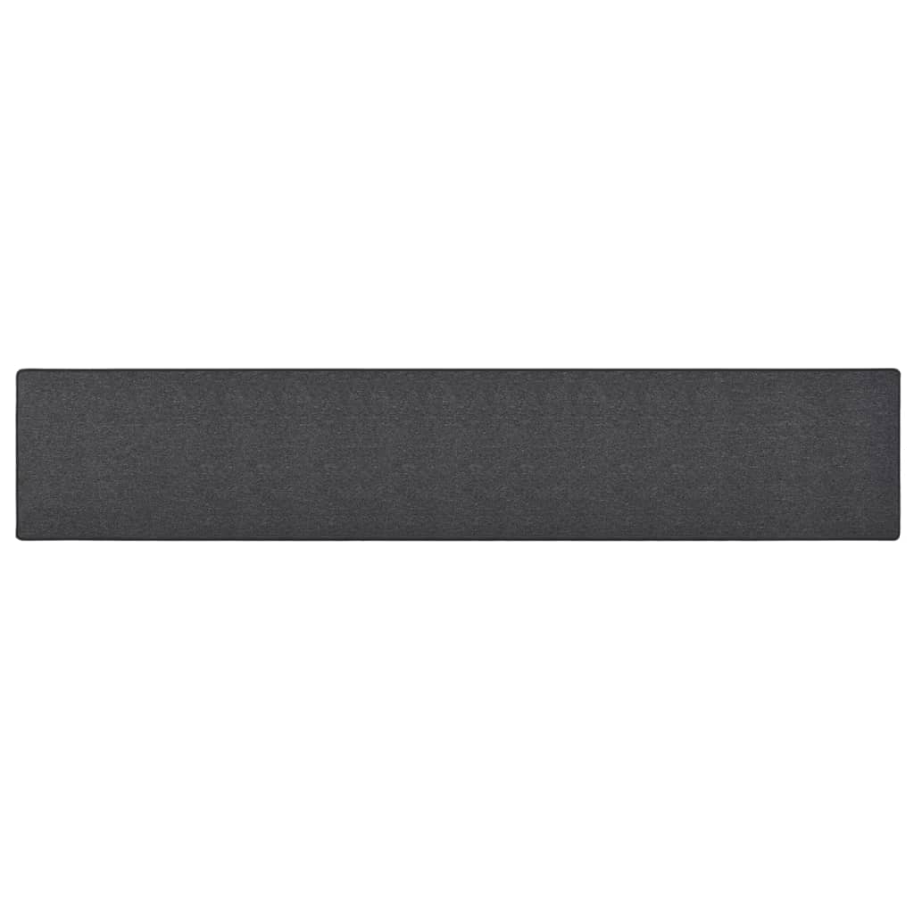 vidaXL Tapijtloper 50x100 cm antracietkleurig