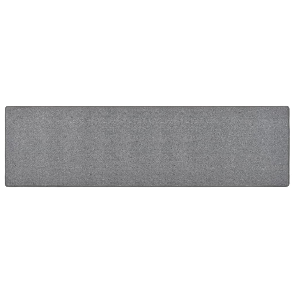 vidaXL Tapijtloper 50x100 cm antracietkleurig