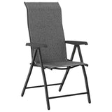 vidaXL Tuinstoelen 4 st inklapbaar poly rattan bruin