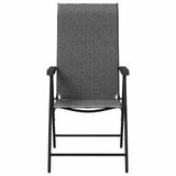 vidaXL Tuinstoelen 4 st inklapbaar poly rattan bruin