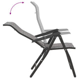 vidaXL Tuinstoelen 4 st inklapbaar poly rattan bruin