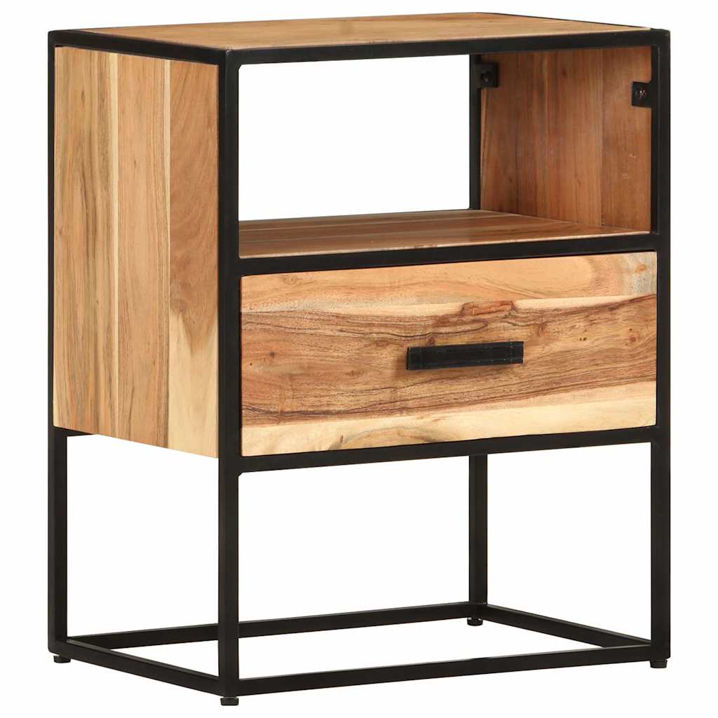 vidaXL Bedside Cabinet 40x30x50 cm Solid Acacia Wood