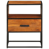 vidaXL Bedside Cabinet 40x30x50 cm Solid Acacia Wood