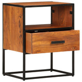 vidaXL Bedside Cabinet 40x30x50 cm Solid Acacia Wood