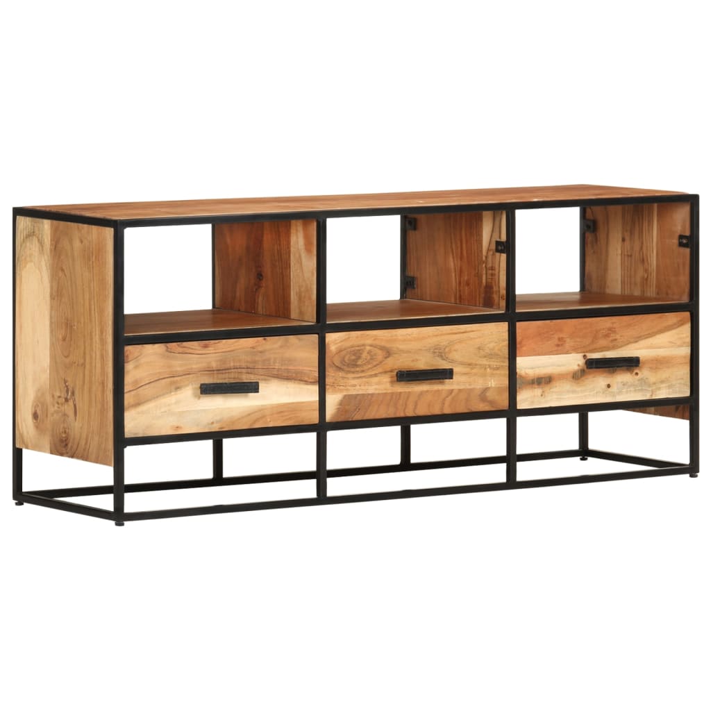 vidaXL Tv-meubel 110x30x45 cm ruw mangohout