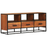 vidaXL Tv-meubel 110x30x45 cm ruw mangohout