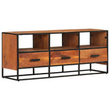 vidaXL Tv-meubel 110x30x45 cm ruw mangohout